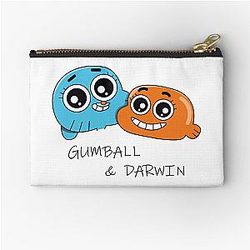 Gumball and Darwin best friends Zipper Pouch