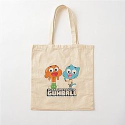 Gumball and Darwin Greet the fans Cotton Tote Bag