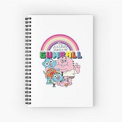 The Amazing World of Gumball logo Spiral Notebook