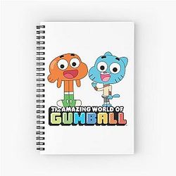 Gumball and Darwin Greet the fans Spiral Notebook