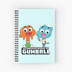 Gumball and Darwin Greet the fans Spiral Notebook