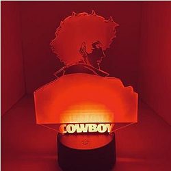 SPIKE SPIEGEL LED ANIME LAMP  (COWBOY BEBOP) Otaku0705