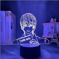 Death Note Lamp - LIGHT YAGAMI Led Anime Lamp OTAKU0705