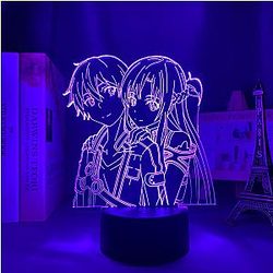 KIRITO X ASUNA LED ANIME LAMP (SWORD ART ONLINE) Otaku0705