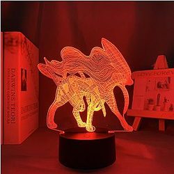 Pokemon Lamp - SUICUNE Led Anime Lamp OTAKU0705