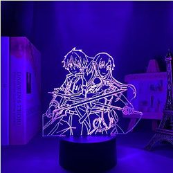 KIRITO + ASUNA+ LED ANIME LAMP (SWORD ART ONLINE) Otaku0705