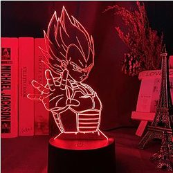 Dragon Ball Lamp - VEGETA STANCE Led Anime Lamp OTAKU0705