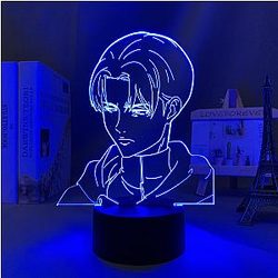 Attack on Titan Lamp - LEVI S4 Led Anime Lamp  OTAKU0705