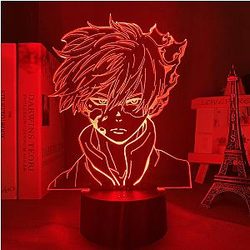 My Hero Academia Lamp - SHOTO TODOROKI FLAMES Led Anime Lamp OTAKU0705