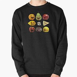 Annoying Orange Characters Pullover Sweatshirt