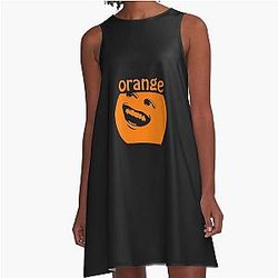 The Annoying Orange Essential T-Shirt A-Line Dress