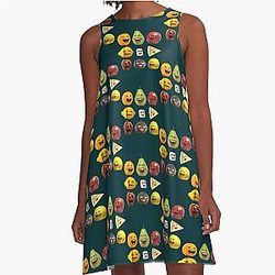 Annoying Orange and A-Line Dress
