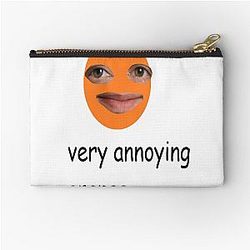 Annoying Orange Zipper Pouch