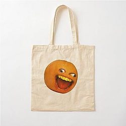 exciting Orange Cotton Tote Bag