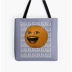 Annoying Orange Ha All Over Print Tote Bag