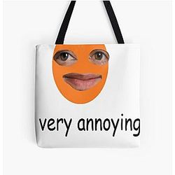 Very Annoying Orange Printed Tote Bag