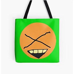 South Park Orange All Over Print Tote Bag