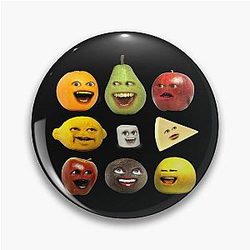 Annoying Orange & Characters Pin