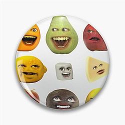 Annoying Orange Characters Pin