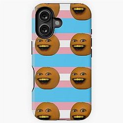 Annoying Orange trans flag iPhone case
