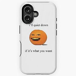 Annoying Orange I know you iPhone Tough Case