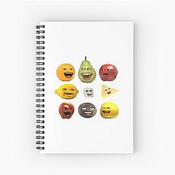 Annoying Orange and Spiral Notebook