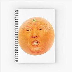 The Donald Trump Orange Parody Spiral Notebook