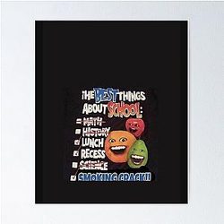 Annoying Orange Best Things About School T-Shirt Poster