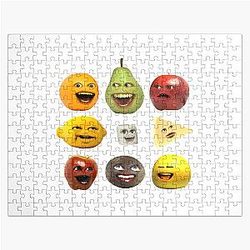 Annoying Orange and Jigsaw Puzzle Characters