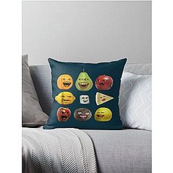 Annoying Orange and Characters Throw Pillow 

becomes
 
Annoying and Throw Pillow