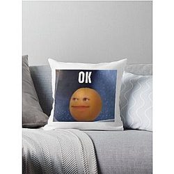 Annoying Orange Throw Pillow