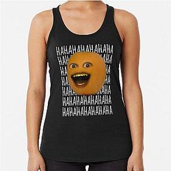 Annoying Orange Racerback Tank Top