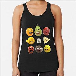 Annoying Orange Personaje Racerback Tank Top