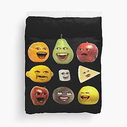 Annoying Orange and Character Duvet Cover