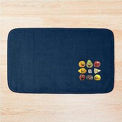 Annoying Orange and Character Bath Mat
