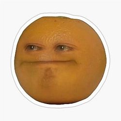 Annoying Orange Sticker