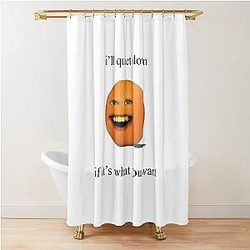 Annoying Orange I Know You Shower Curtain