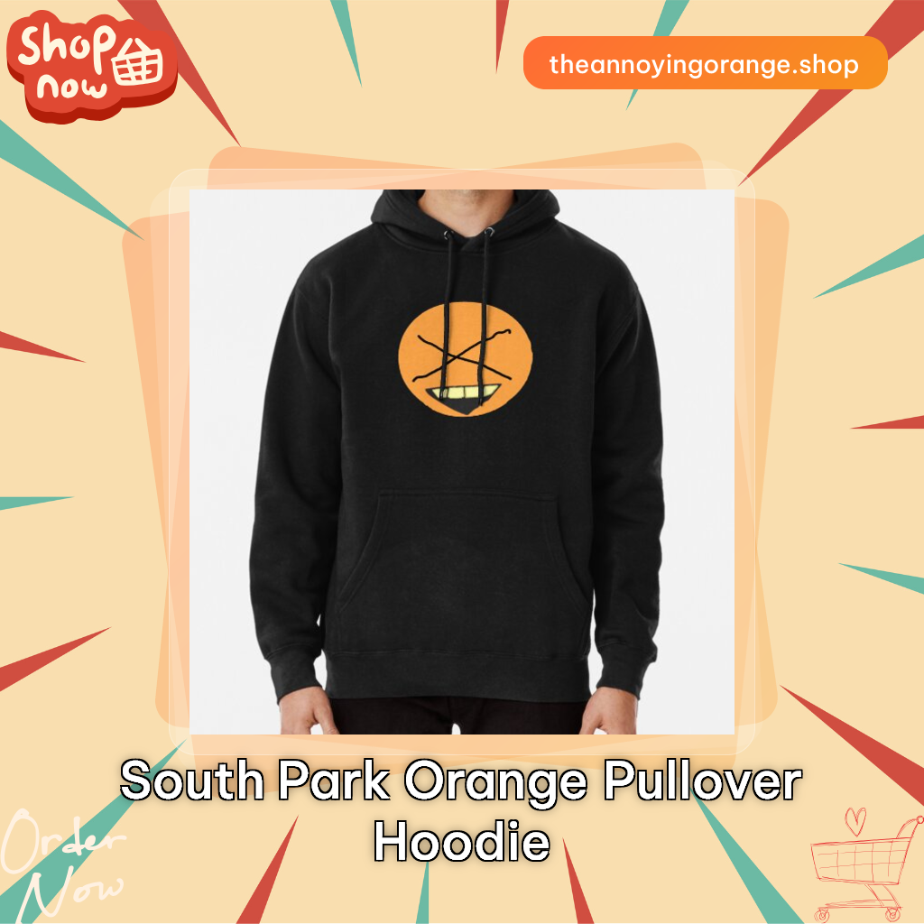 사우스 파크 오렌지 풀 오버 Hoodie