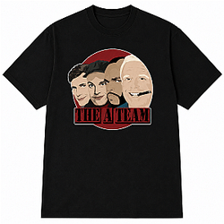Cast Illustration Circle LA 2105 The A Team T-Shirts