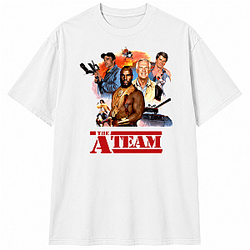 Cast Collage Red LA 2105 The A Team T-Shirts