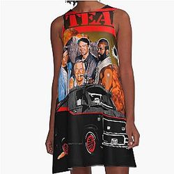 All Risk Agency The A Team A Line Dress