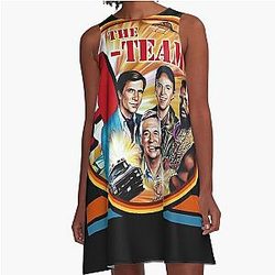 The A Team Essential T-Shirt A-Line Dress