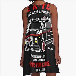 The A Team Robe de ligne classique