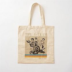 Retro A Team Cotton Tote Bag