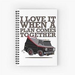 The A is the Best Team Spiral Notebook