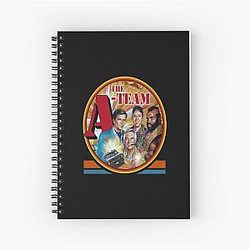 The A Team T-Shirt by Trazzo Spiral Notebook
