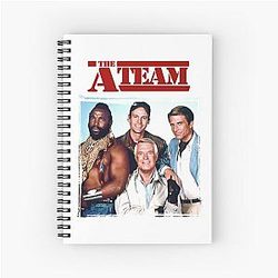 Lover Gifts The A Team a Gift For Movie Fans Spiral Notebook