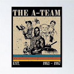 Retro A Team Poster
