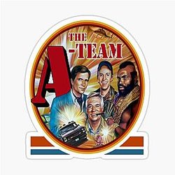 A Team T-Shirt by Trazzo Sticker