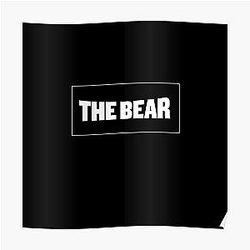 the bear logo Poster RB2709